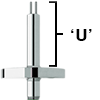 Insertion 'U' Length